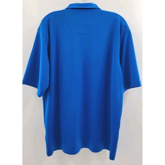 Pebble Beach Men's Performance Golf Polo Shirt Sleeve Size XL Royal Blue - Picture 8 of 8